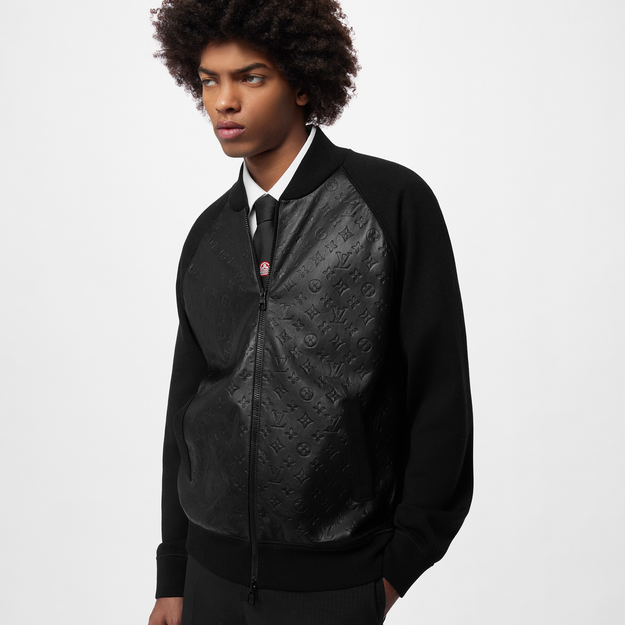 Leather And Knitted Wool Blouson - Men - Ready-to-Wear | LOUIS VUITTON ®